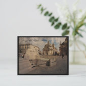 Piazza del Popolo, Rome Briefkaart (Staand voorkant)