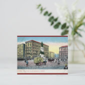 Piazza della Ferrovia, Napels, Italië Briefkaart (Staand voorkant)
