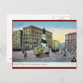 Piazza della Ferrovia, Napels, Italië Briefkaart (Voorkant / Achterkant)