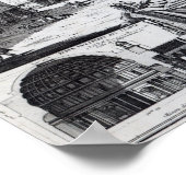 Piazza della Rotonda met een uitzicht van Pantheon Poster (Hoek)