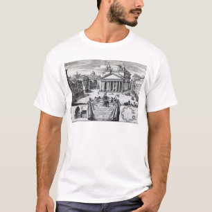 Piazza della Rotonda met een uitzicht van Pantheon T-shirt