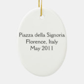 Piazza della Signoria Ornament (Achterkant)