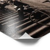 Piazza di Spagna Foto Afdruk (Hoek)