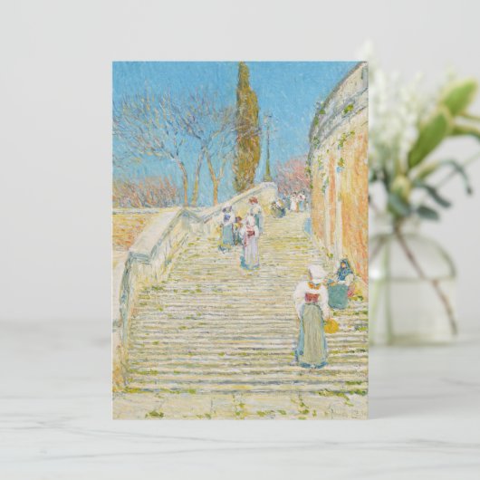 Piazza di Spagna, Rome | Childe Hassam (Staand voorkant)