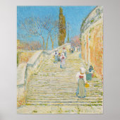 Piazza di Spagna, Rome | Childe Hassam Poster (Voorkant)