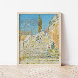 Piazza di Spagna, Rome | Childe Hassam Poster