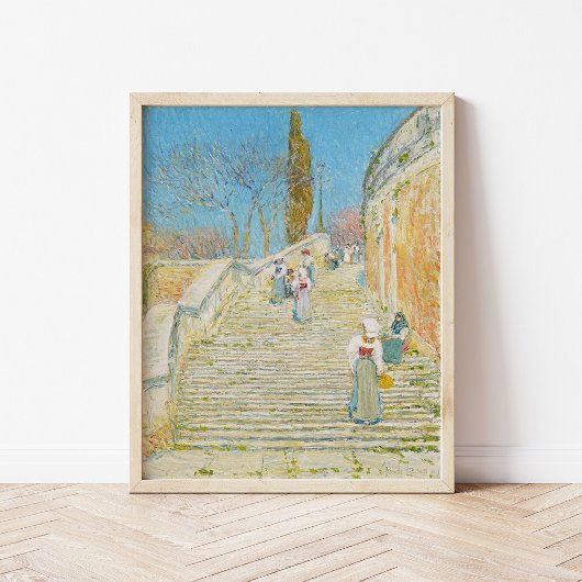 Piazza di Spagna, Rome | Childe Hassam Poster