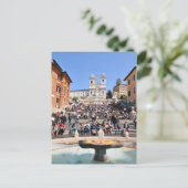 Piazza di Spagna, Rome, Italië Briefkaart (Staand voorkant)