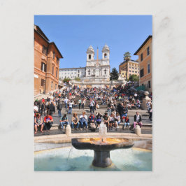 Piazza di Spagna, Rome, Italië Briefkaart
