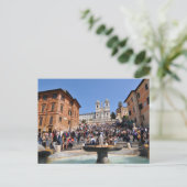 Piazza di Spagna, Rome, Italië Briefkaart (Staand voorkant)
