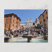Piazza di Spagna, Rome, Italië Briefkaart (Voorkant)
