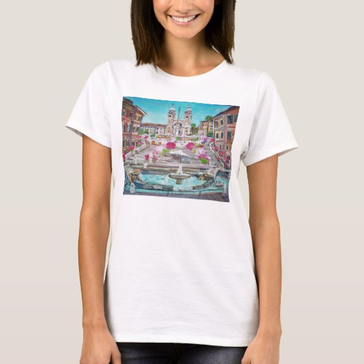 Piazza di Spagna - T-shirt (Voorkant)