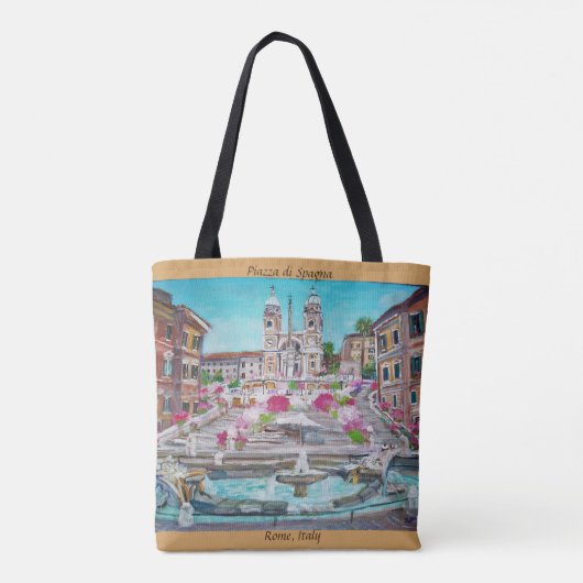 Piazza di Spagna - Tote Bag (Achterkant)