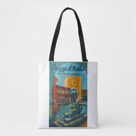 Piazza d'Italia New Orleans Tote Bag (Voorkant)
