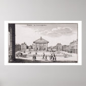 Piazza in Covent Garden, 1647 (graving) Poster (Voorkant)