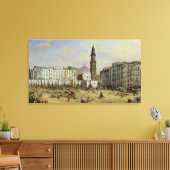 Piazza Mazaniello, Napels Canvas Afdruk (Insitu (Woonkamer))