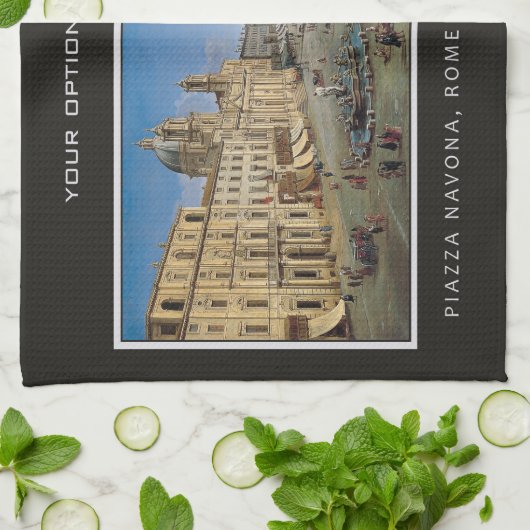 Piazza Navona, aangepaste handdoek uit Rome (Gevouwen)
