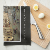 Piazza Navona, aangepaste handdoek uit Rome (Quarter Fold)