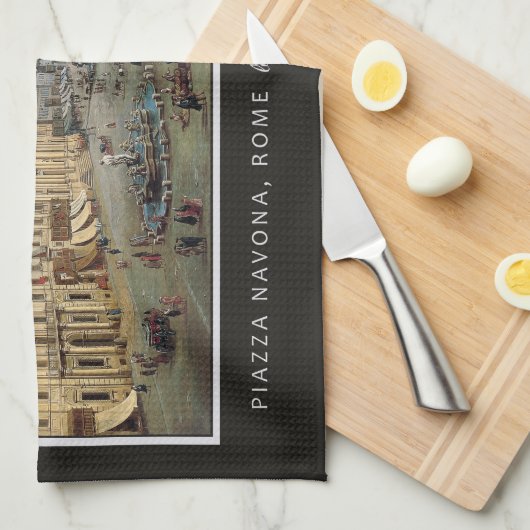 Piazza Navona, aangepaste handdoek uit Rome (Quarter Fold)