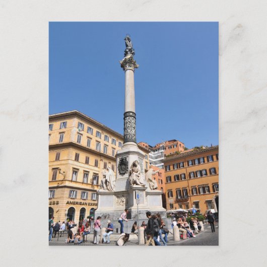Piazza Navona in Rome, Italië Briefkaart (Voorkant)