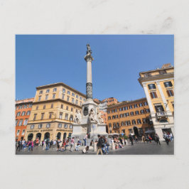 Piazza Navona in Rome, Italië Briefkaart