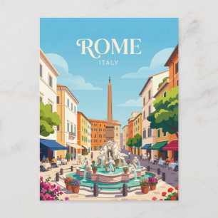 Piazza Navona Italië Briefkaart