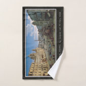 Piazza Navona, kunsthanddoek uit Rome Handdoek (Handdoek)