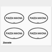 PIAZZA NAVONA OVALE STICKER (Vel)