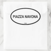 PIAZZA NAVONA OVALE STICKER (Tas)