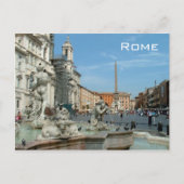 Piazza Navona - Rome Briefkaart (Voorkant)