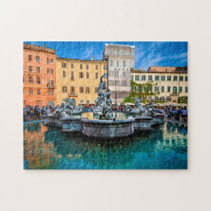 Piazza Navona Rome Italië Jigzaag Puzzle Legpuzzel