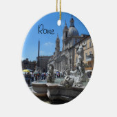 Piazza Navona-Rome, Italië Keramisch Ornament (Rechts)