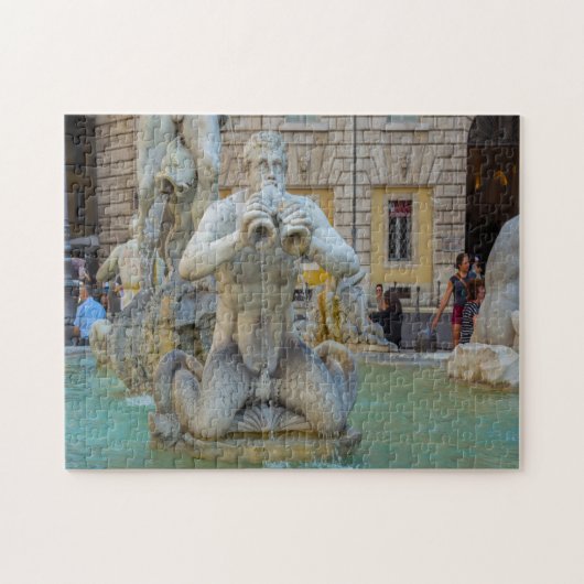 Piazza Navona Rome Italië Legpuzzel (Horizontaal)