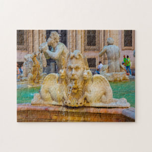 Piazza Navona Rome Italië Legpuzzel