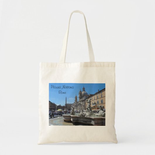 Piazza Navona-Rome, Italië Tote Bag (Voorkant)