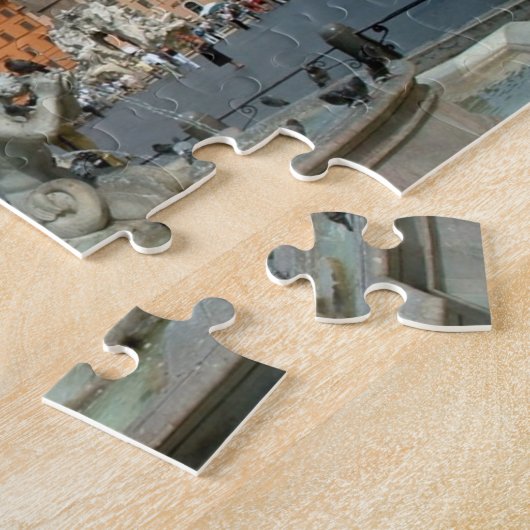 Piazza Navona - Rome Legpuzzel (Zijkant)