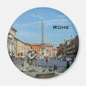Piazza Navona - Rome Magneet (Voorkant)