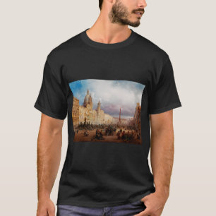 Piazza Navona Rome Markt 1850s Kunst T-shirt