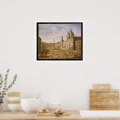 Piazza Navona, Rome, naar het zuiden gericht op Pa Poster (Keuken)