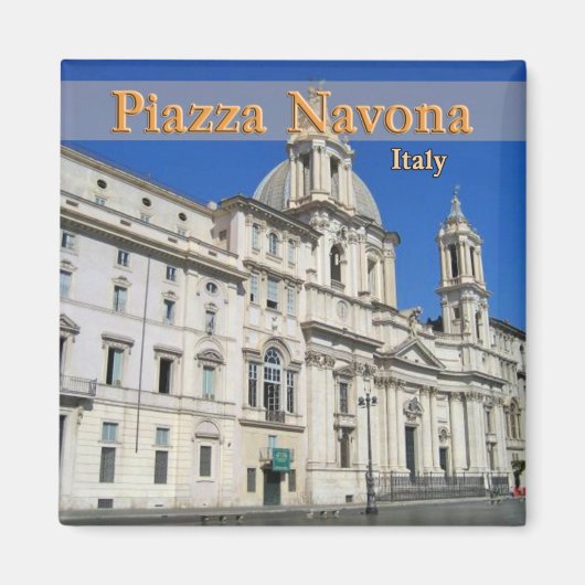Piazza Novona Magneet (Voorkant)
