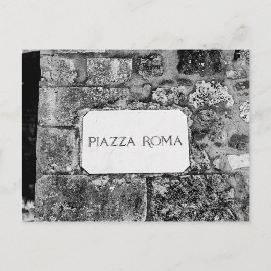 Piazza Roma Briefkaart (Voorkant)