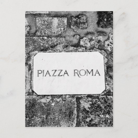 Piazza Roma Briefkaart (Voorkant)