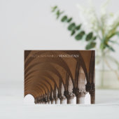 Piazza San Marco arches in Venetië Italië Briefkaart (Staand voorkant)