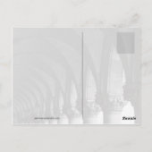 Piazza San Marco arches in Venetië Italië Briefkaart (Achterkant)