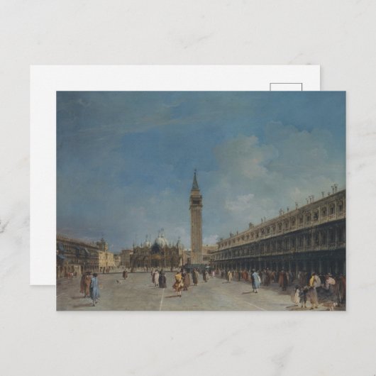 Piazza San Marco Briefkaart (Voorkant / Achterkant)