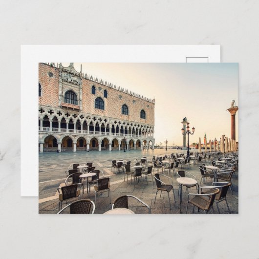 Piazza San Marco Briefkaart (Voorkant / Achterkant)
