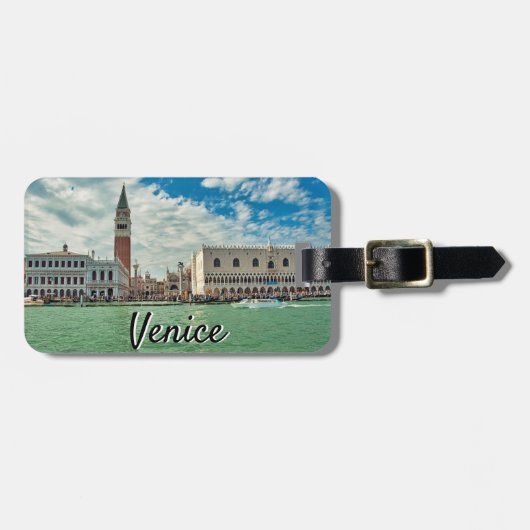 Piazza san Marco, het paleis van Venice Grand Cana Bagagelabel (Voorkant horizontaal)