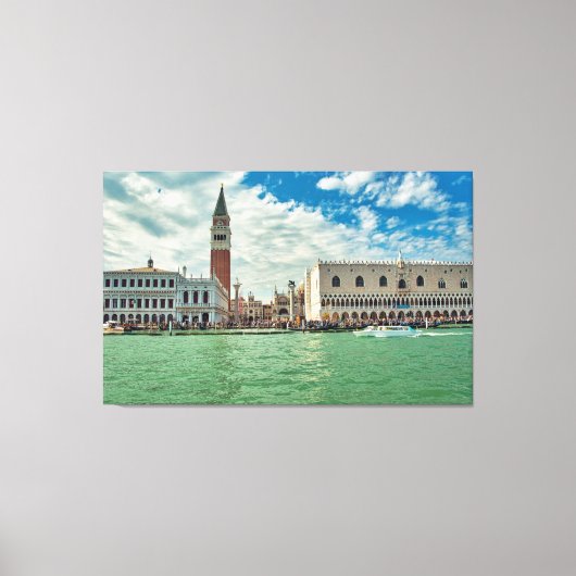 Piazza san Marco, het paleis van Venice Grand Cana Canvas Afdruk (Voorkant)