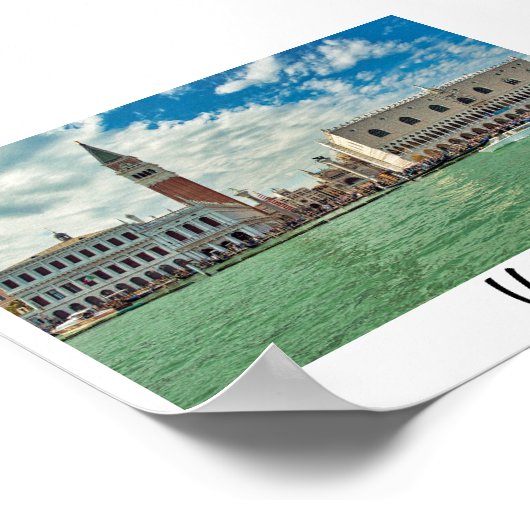 Piazza san Marco, het paleis van Venice Grand Cana Poster (Hoek)