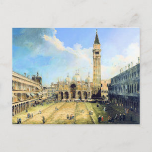 Piazza San Marco Venetië Briefkaart